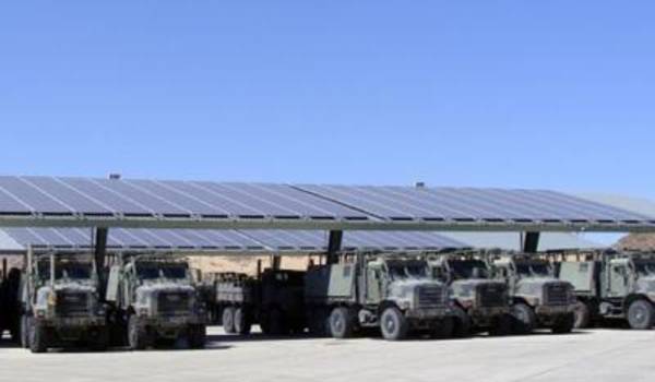 CA军事基地的太阳能潜力为7000兆瓦